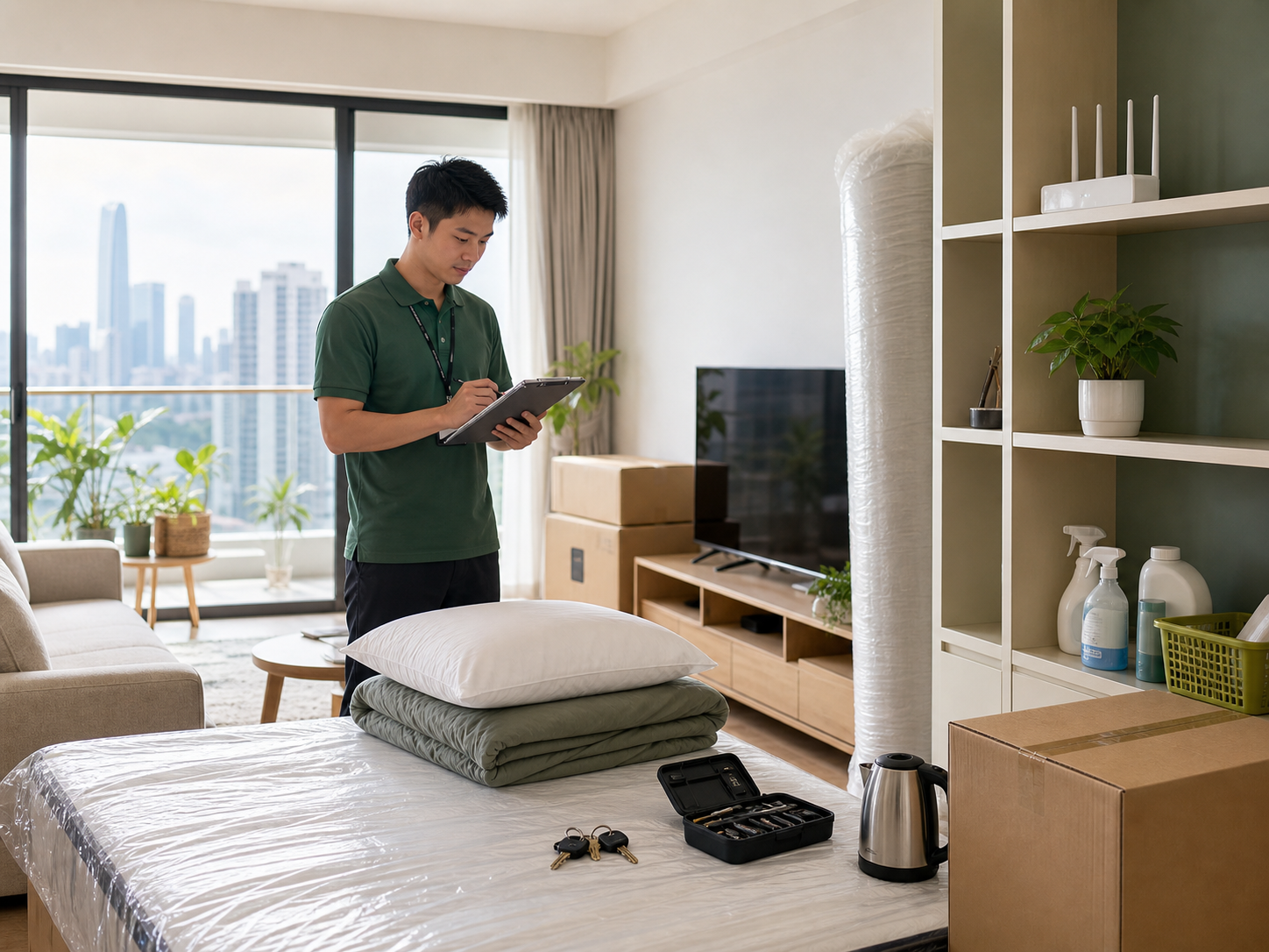 Shenzhen apartment setup service scene
